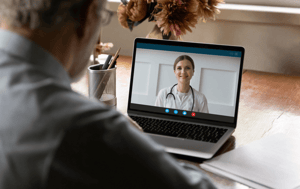 Man on Virtual Nurse Call